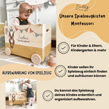 Spielzeugkiste Teddy Blau