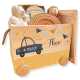 Spielzeugkiste Polizeiauto