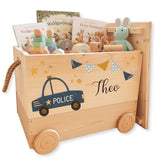 Spielzeugkiste Polizeiauto