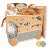 Spielzeugkiste "Weltall" Jadegrün