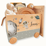 Spielzeugkiste "Weltall" Jadegrün