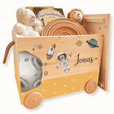 Spielzeugkiste "Weltall" Jadegrün