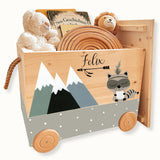 Spielzeugkiste Waschbär