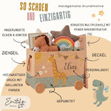 Spielzeugkiste Giraffe versch. Farben