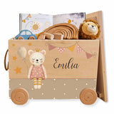 Spielzeugkiste Teddy Rosa
