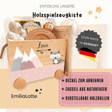 Spielzeugkiste Waschbär Rosa