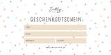 Geschenkgutschein Konfetti