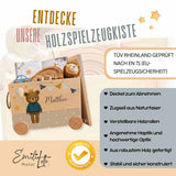Spielzeugkiste Teddy Blau