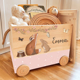 Spielzeugkiste Fuchs & Hase