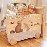 Spielzeugkiste Fuchs & Hase