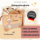 Spielzeugkiste Hasenmädchen Beige