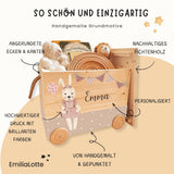 Spielzeugkiste Hasenmädchen Beige