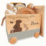 Spielzeugkiste Bär & Hase