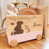 Spielzeugkiste Bär & Hase