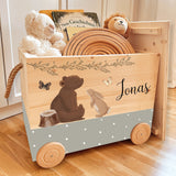 Spielzeugkiste Bär & Hase