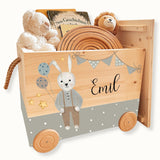 Spielzeugkiste Herr Hase