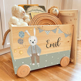 Spielzeugkiste Herr Hase