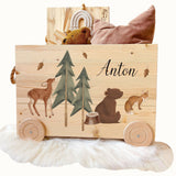 Spielzeugkiste Waldtiere