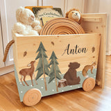 Spielzeugkiste Waldtiere