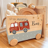 Spielzeugkiste Feuerwehr