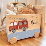 Spielzeugkiste Feuerwehr