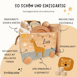 Spielzeugkiste Giraffe versch. Farben