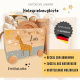 Spielzeugkiste Giraffe versch. Farben