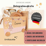 Spielzeugkiste Hasenmädchen Beige