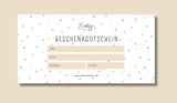 Geschenkgutschein Konfetti