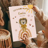 personalisiertes Kinderzimmer Poster A4 für Kinder