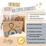 Spielzeugkiste Löwe Blau