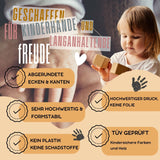 Spielzeugkiste Fantasy Rosa mit Namen aus Holz