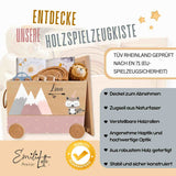 Spielzeugkiste Waschbär Rosa