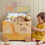 Spielzeugkiste Giraffe versch. Farben