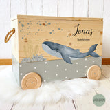 Spielzeugkiste Blauwal