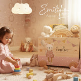 Spielzeugkiste Teddy Rosa