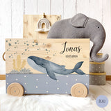 Spielzeugkiste Blauwal