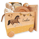 Spielzeugkiste Pferd