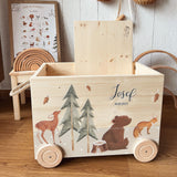 Spielzeugkiste Waldtiere