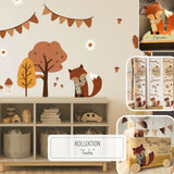 Spielzeugkiste Fuchs Wald Grün