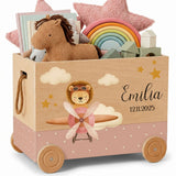Spielzeugkiste Flieger Rosa