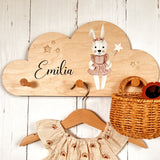 Spielzeugkiste Hasenmädchen Beige