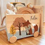 Spielzeugkiste Fuchs Wald