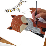 Spielzeugkiste Fuchs Wald Grün