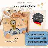 Spielzeugkiste Löwe Blau
