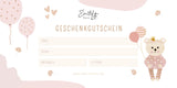 Geschenkgutschein Teddy Rosa