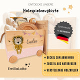 Spielzeugkiste Löwe Rosa