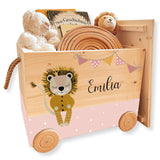 Spielzeugkiste Löwe Rosa