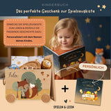 Spielzeugkiste Fuchs Wald Grün