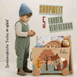 Spielzeugkiste Fuchs Wald Grün